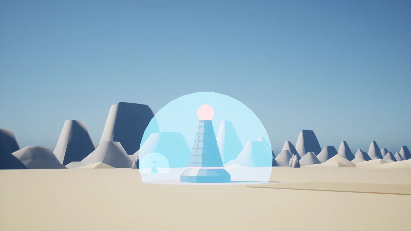 Desert: an ARCHON Node under its shield dome