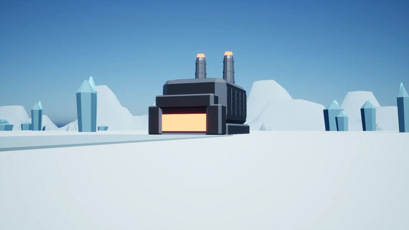 Ice: an ARCHON factory among ice crystals